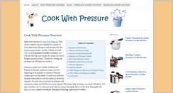 Desktop Screenshot of cookwithpressure.com